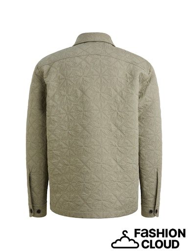 Cast Iron LONG SLEEVE SHIRT Tech Jacquard so CSI2602214 Dried Sage