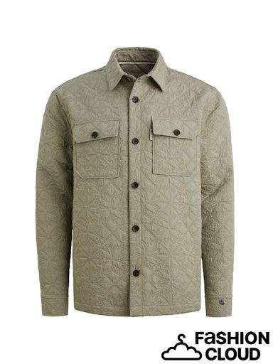 Cast Iron LONG SLEEVE SHIRT Tech Jacquard so CSI2602214 Dried Sage