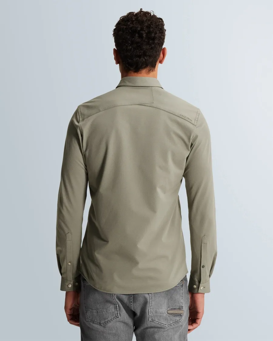 Cast Iron LONG SLEEVE SHIRT Twill Jersey 2 t CSI2602200 Dried Sage
