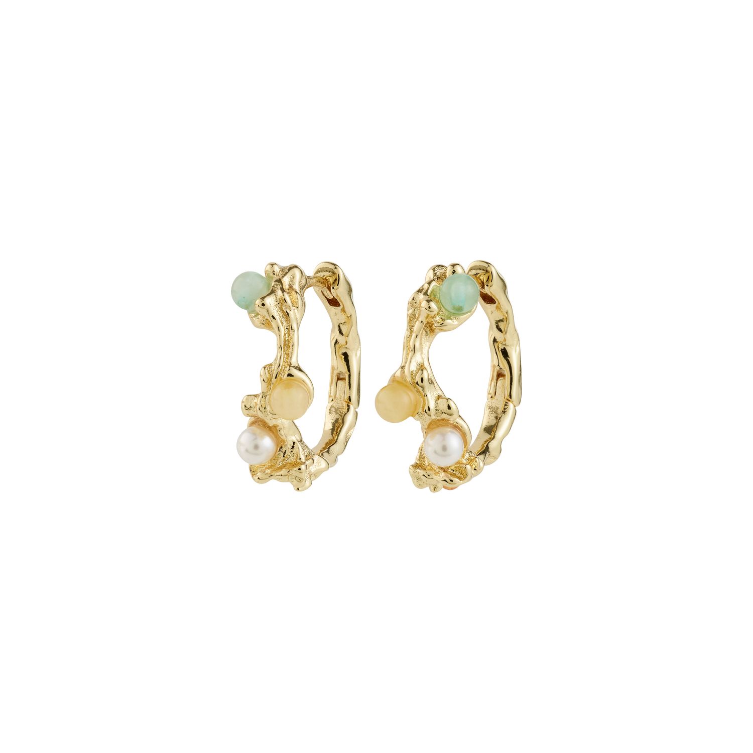 Pilgrim IRIS hoop earrings gold-plated 272612813 Gold Plated