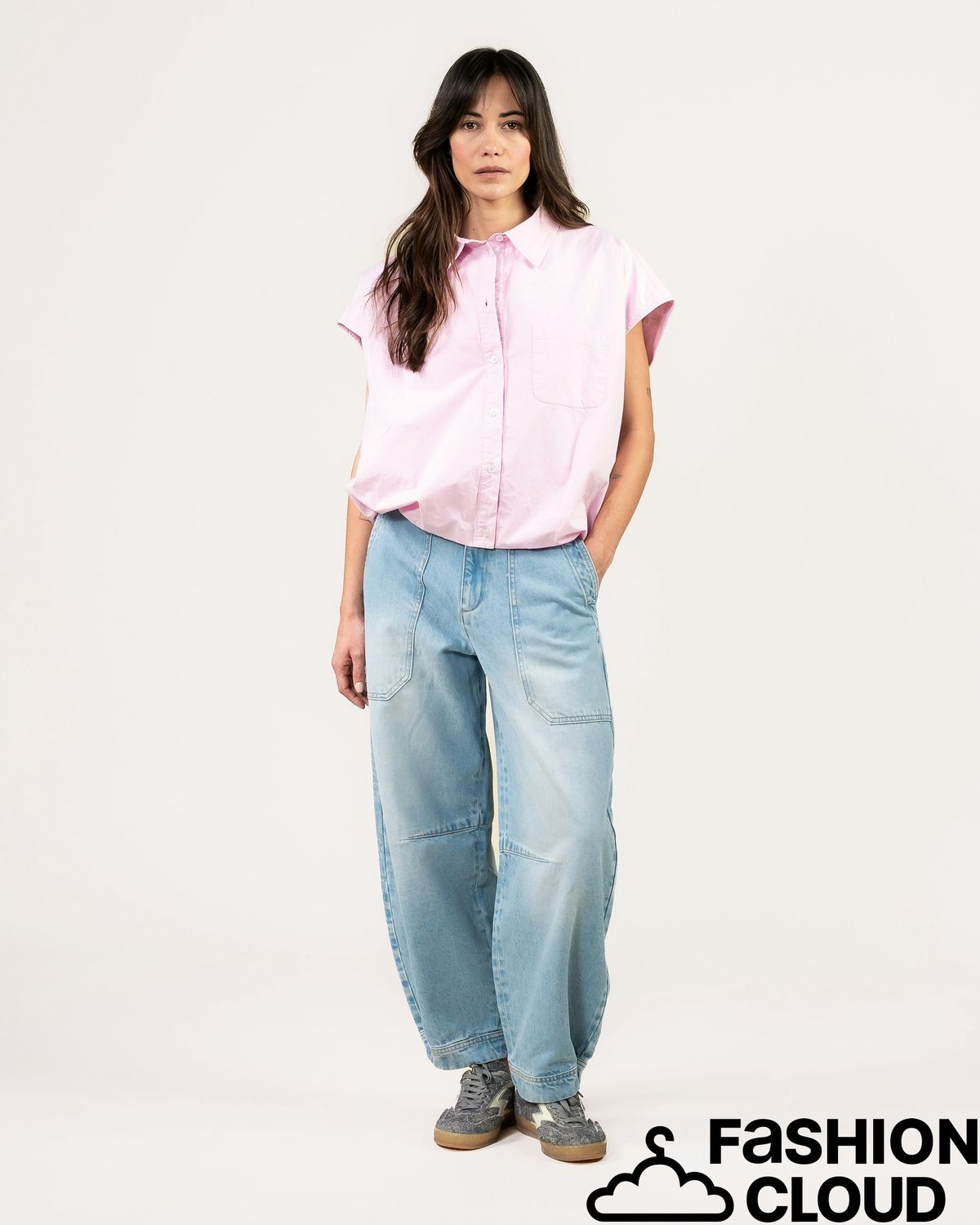 Kuyichi Jane Barrel Light Blue 26105216 Light Blue