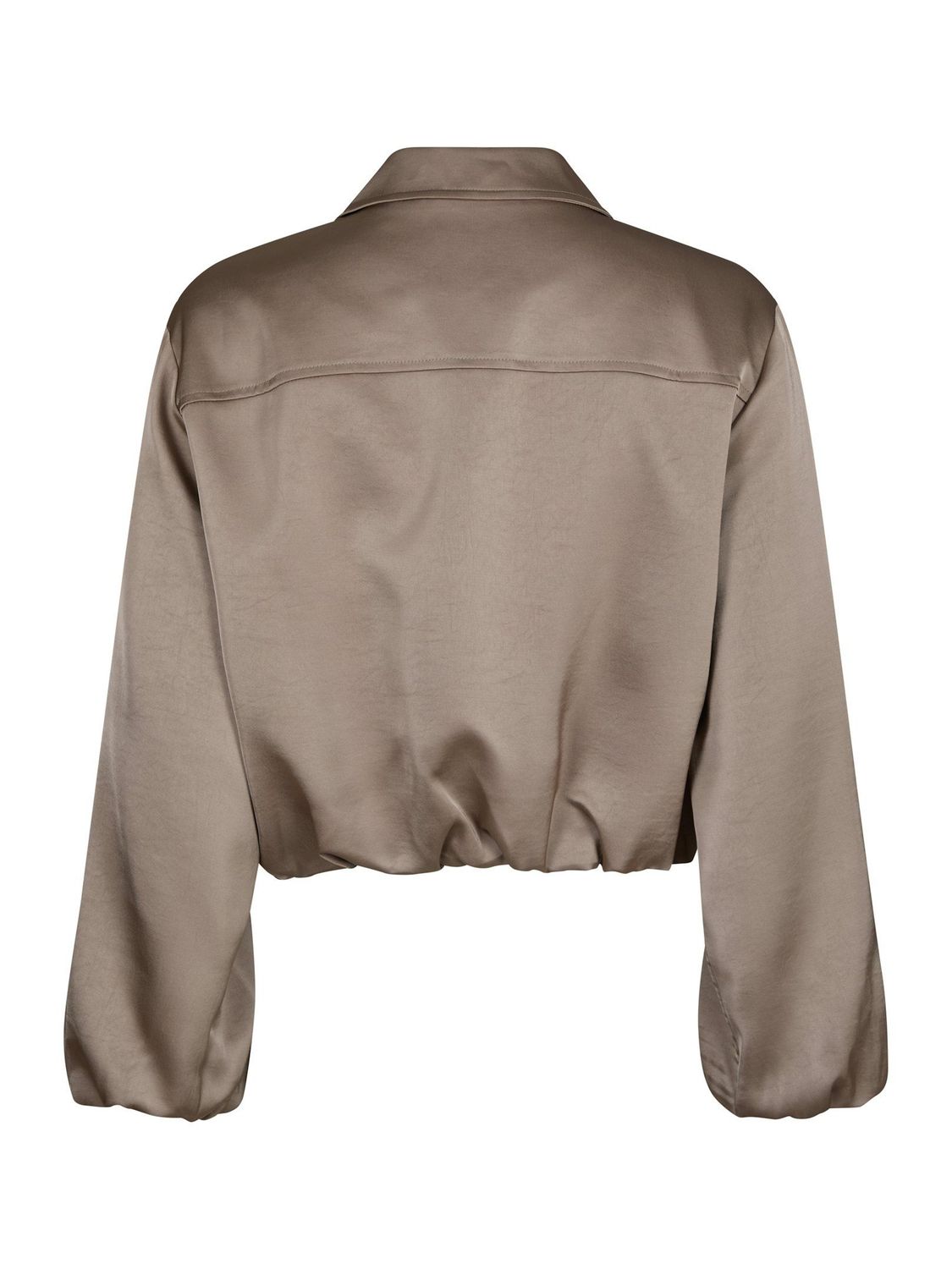 Neo Noir Denielle Heavy Sateen Jacket 167474 Dark Taupe