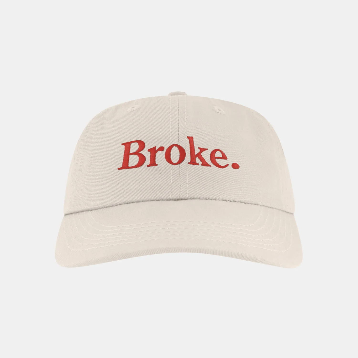 Pockies Broke Dad Cap - O/W HW-BDC-OW-261 Off-White