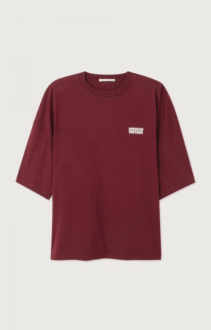 American Vintage T-SHIRT AMPLE MC COL ROND MGIX02AE26 ACAJOU