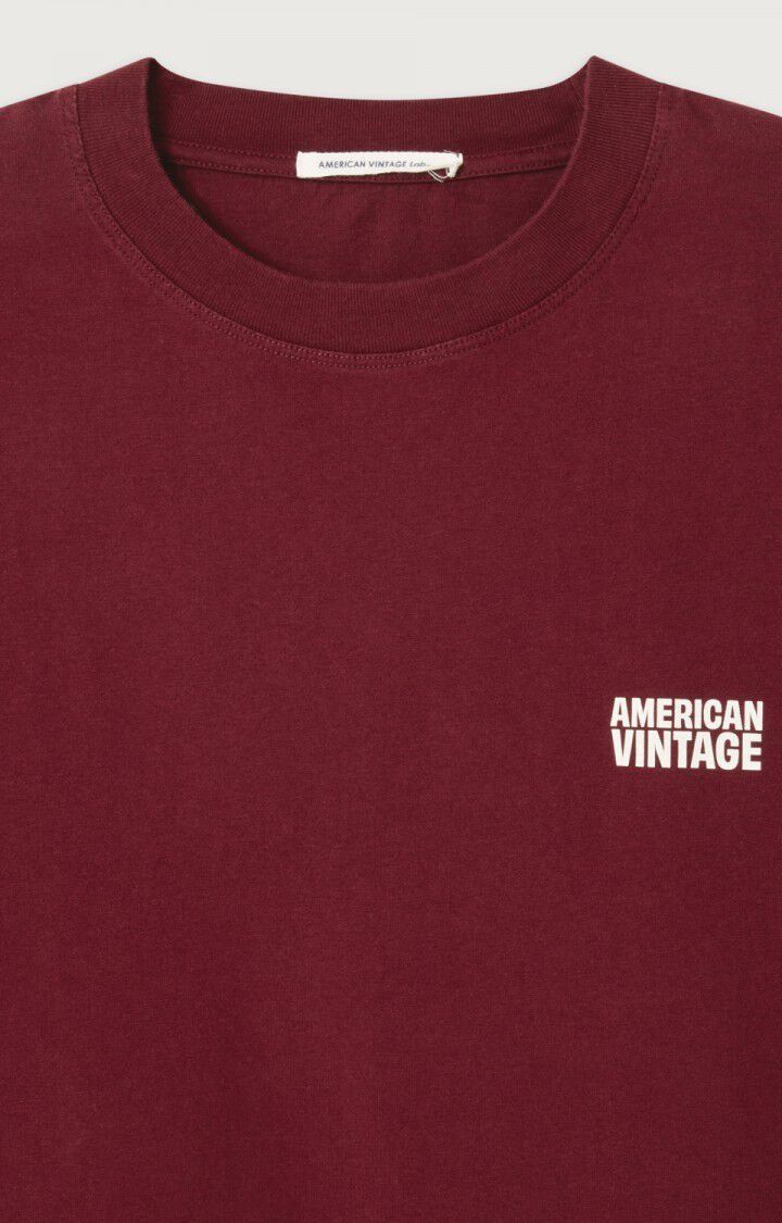 American Vintage T-SHIRT AMPLE MC COL ROND MGIX02AE26 ACAJOU