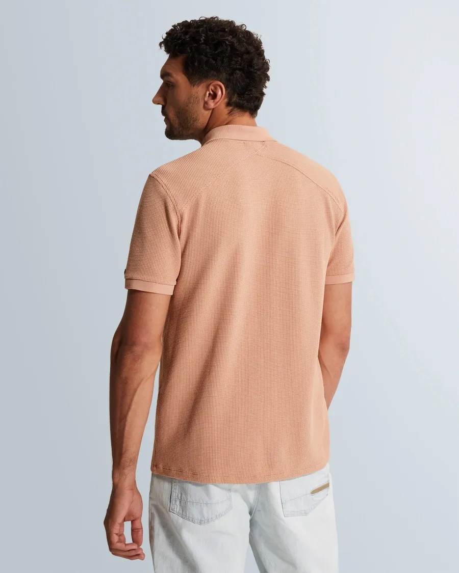 Cast Iron Short sleeve r-neck regular fit tw CPSS2603852 Cafe Creme