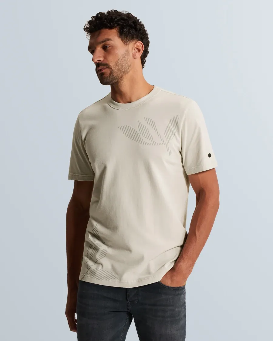 Cast Iron Short sleeve r-neck regular fit je CTSS2603506 White Onyx