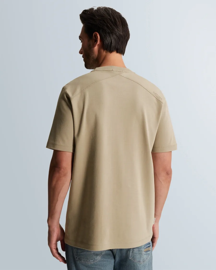 Cast Iron Short sleeve r-neck regular fit in CTSS2603560 Aluminum