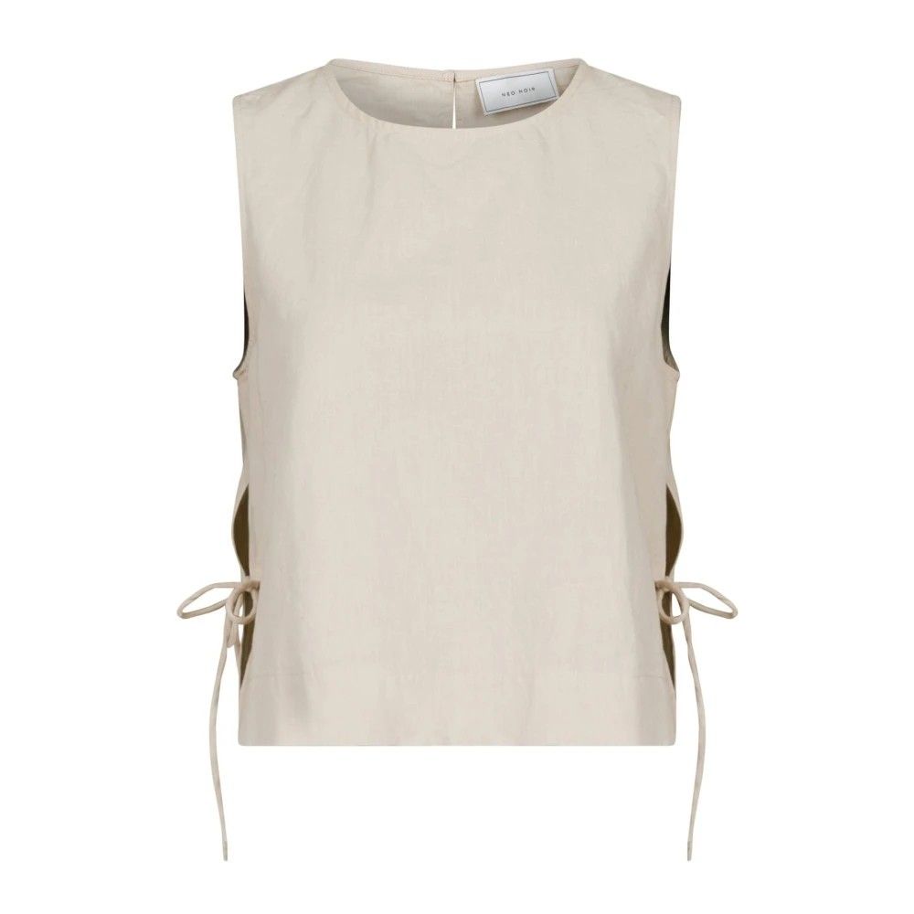 Neo Noir Svetlana linen Top 159947 Sand