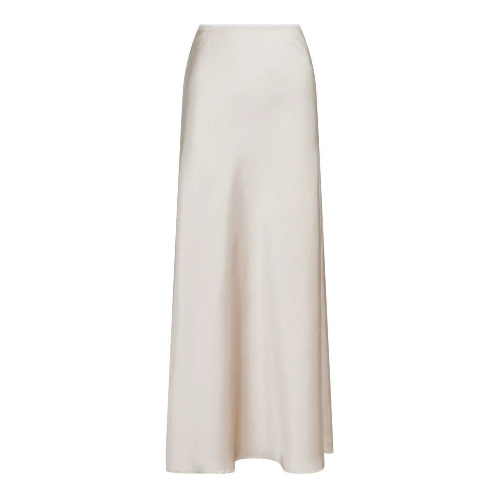 Neo Noir Vicky Heavy Sateen Skirt 159588 Champagne
