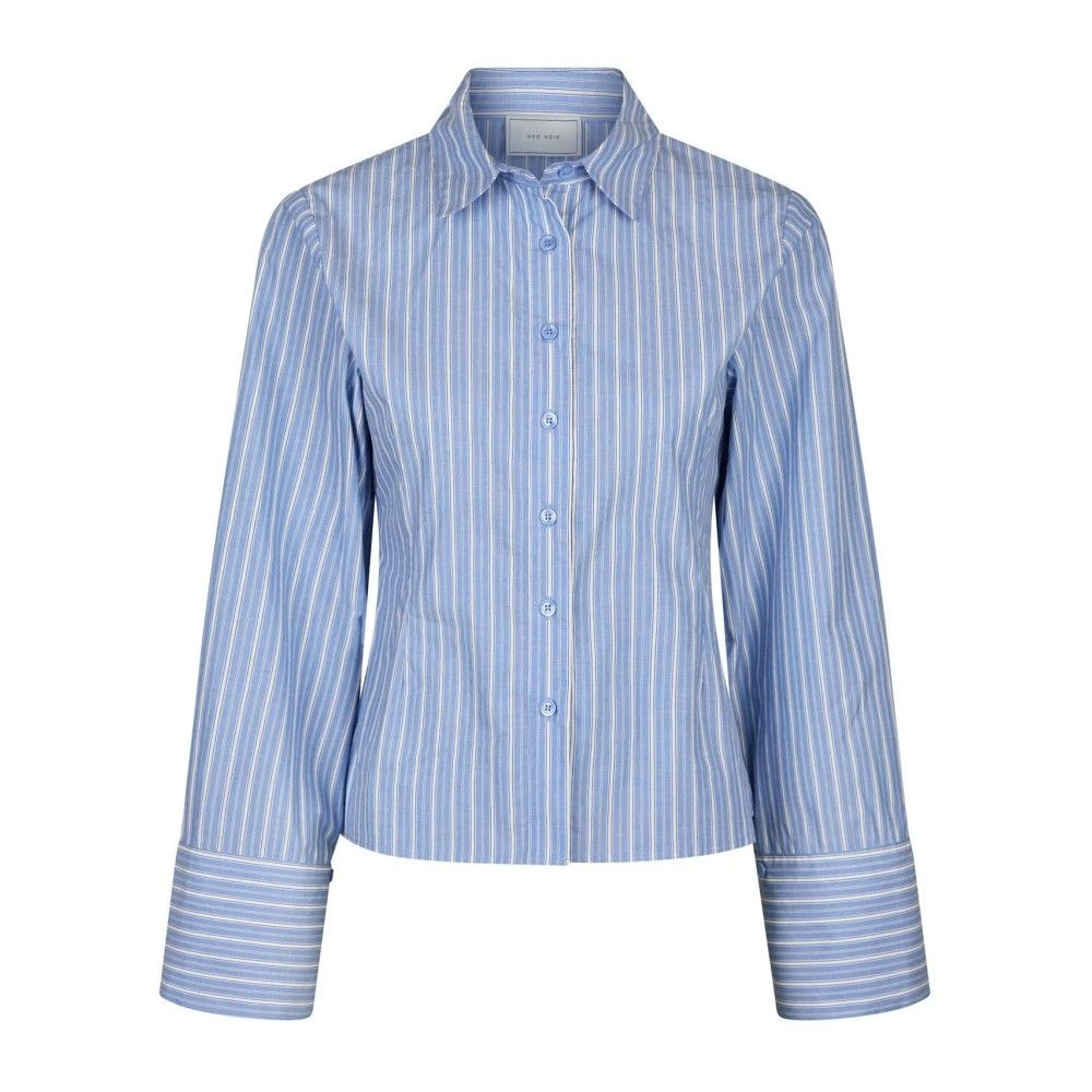 Neo Noir Rosa Stripe Shirt 163139 Blue