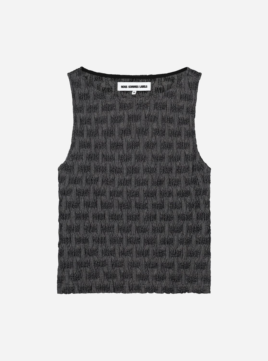 Nous Sommes Labels June Smock Top NO-DS26010 Dark Grey