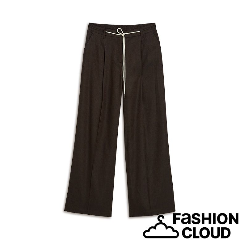 Summum Woman Trousers Linen blend 4s2953-11780 Coffee