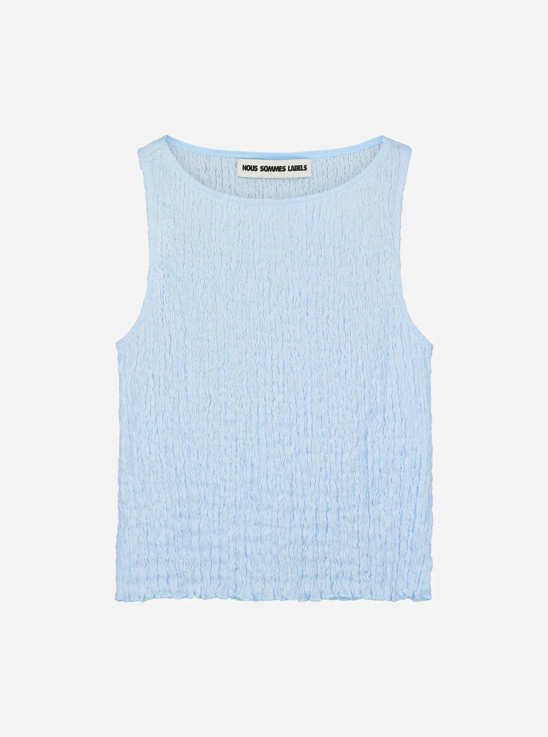 Nous Sommes Labels June Smock Top NO-DS26011 Light Blue Nous Sommes Labels June Smock Top NO-DS26011 Light Blue