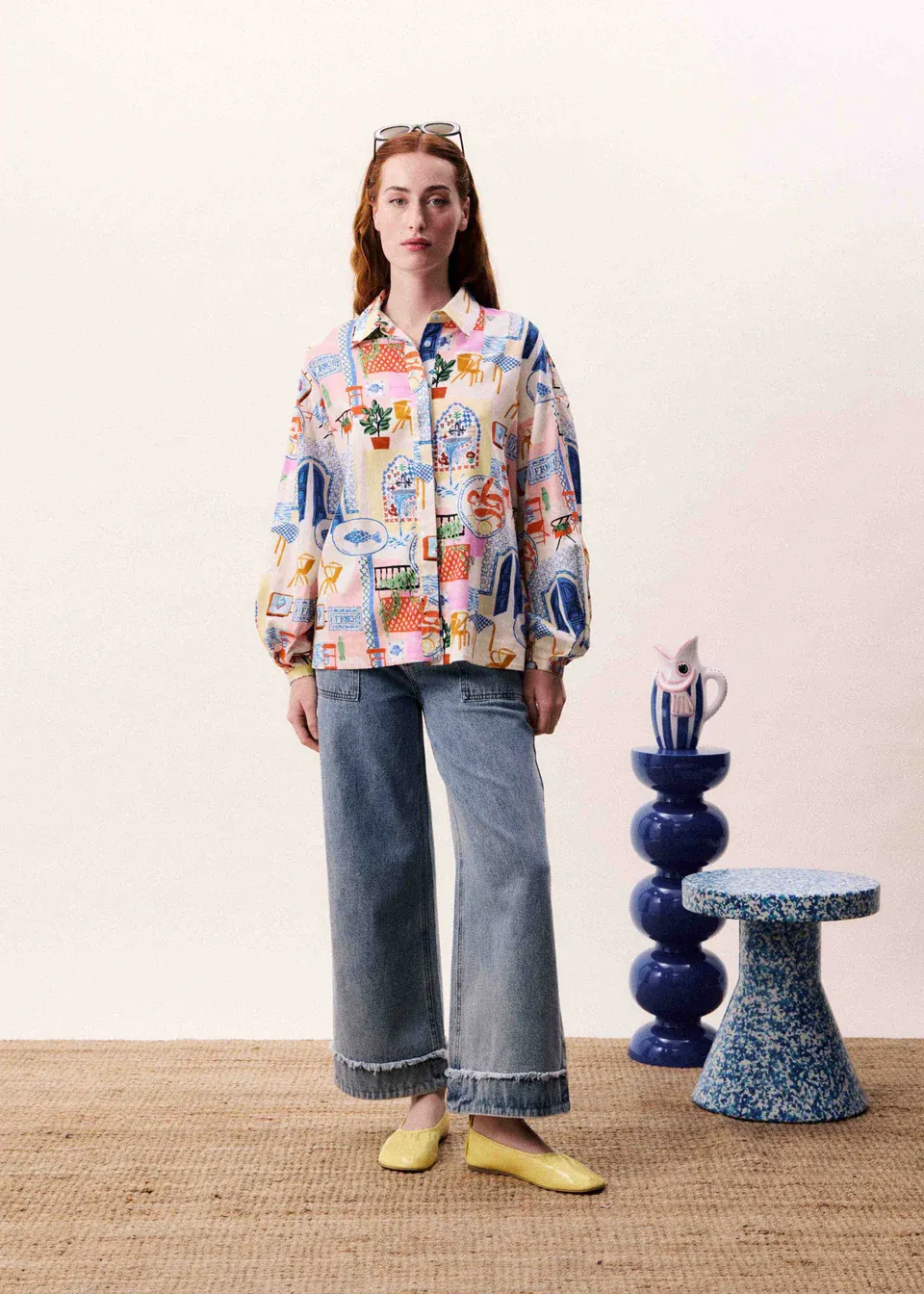 FRNCH TOPAZE BLOUSE CHC26198 BORD DE LEAU