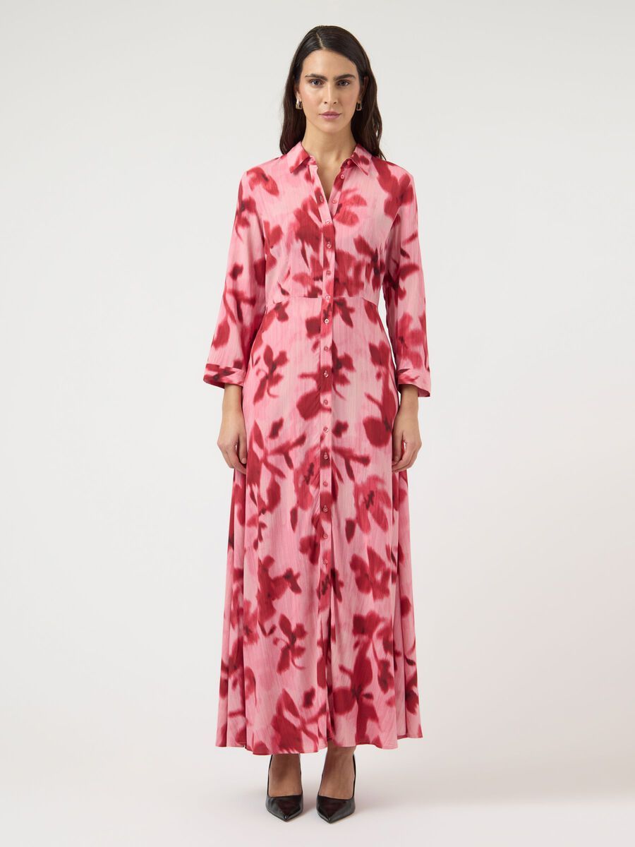 YASSAVANNA LONG SHIRT DRESS S. NOOS 26022663 Moonlite Mauve