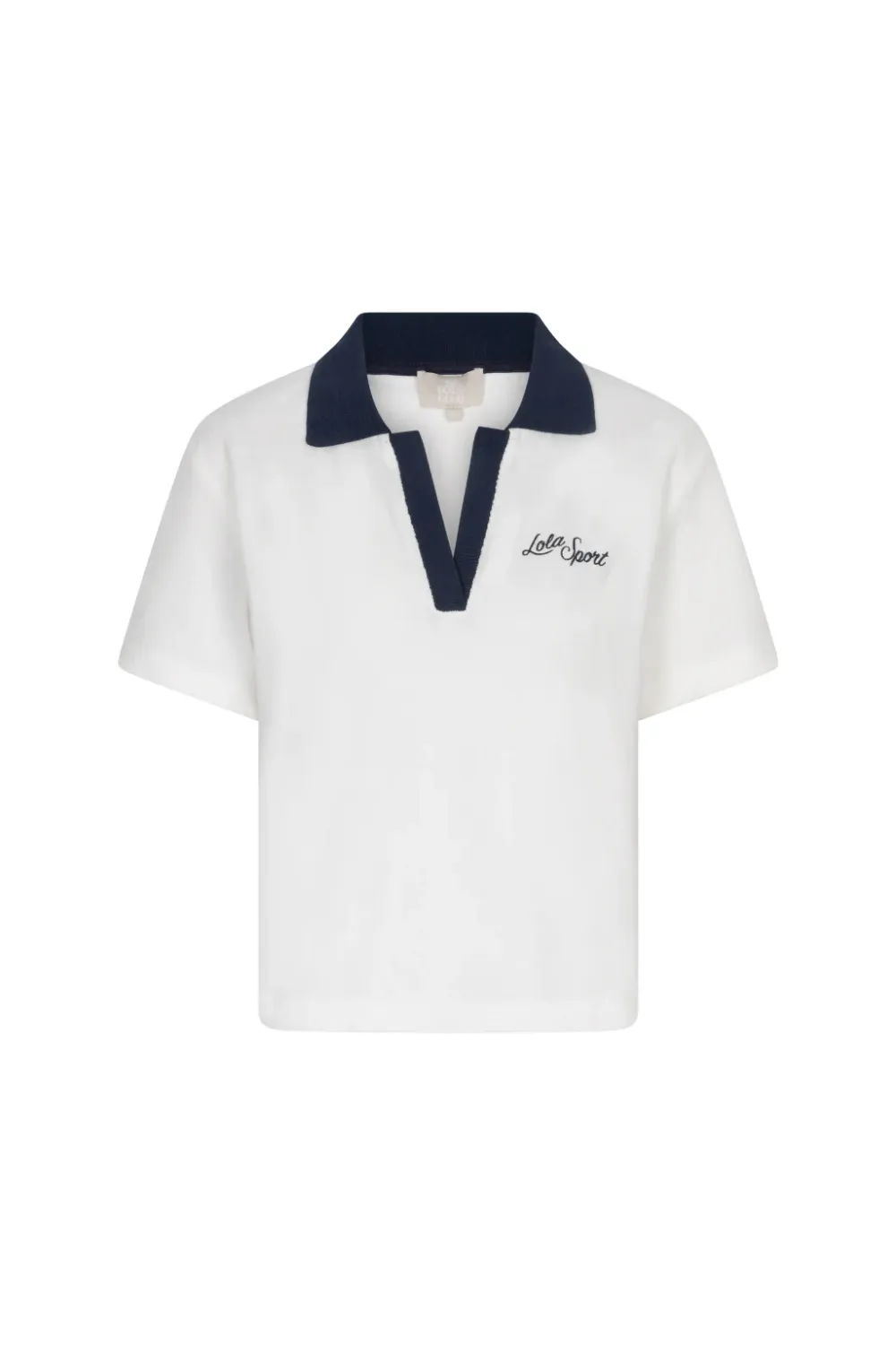 The Lola Club Teddy Polo Tee Teddy-001 Grey Melange