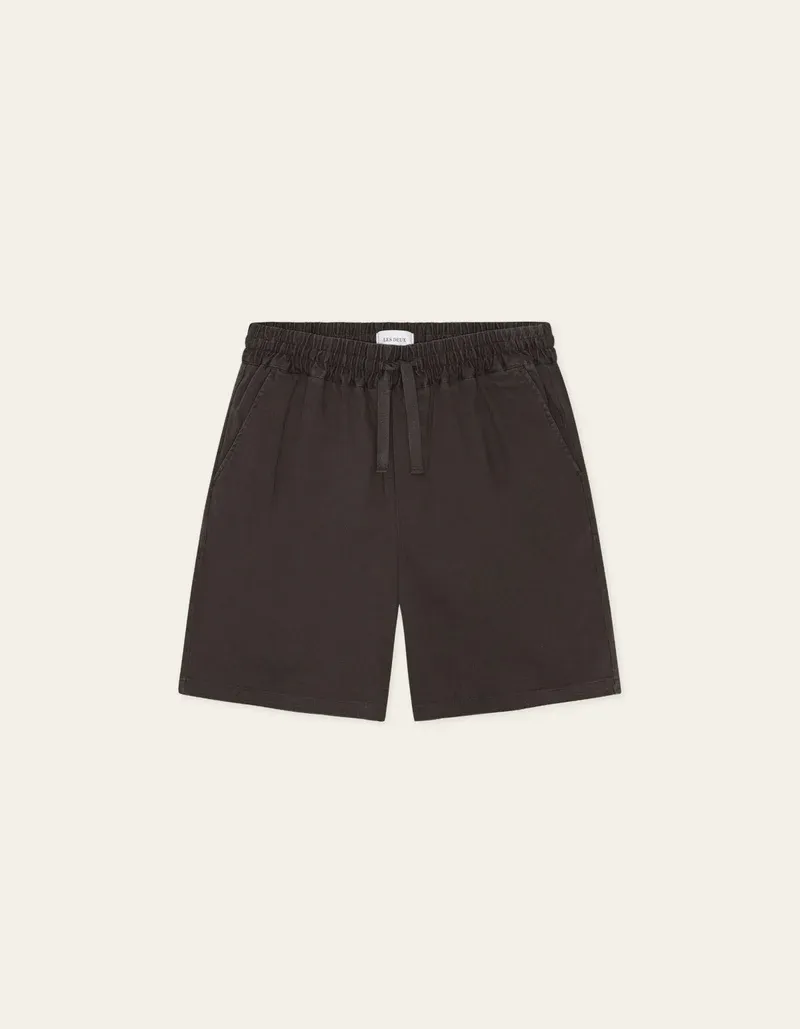 Les Deux Otto Cotton Shorts 1001504 LICORICE