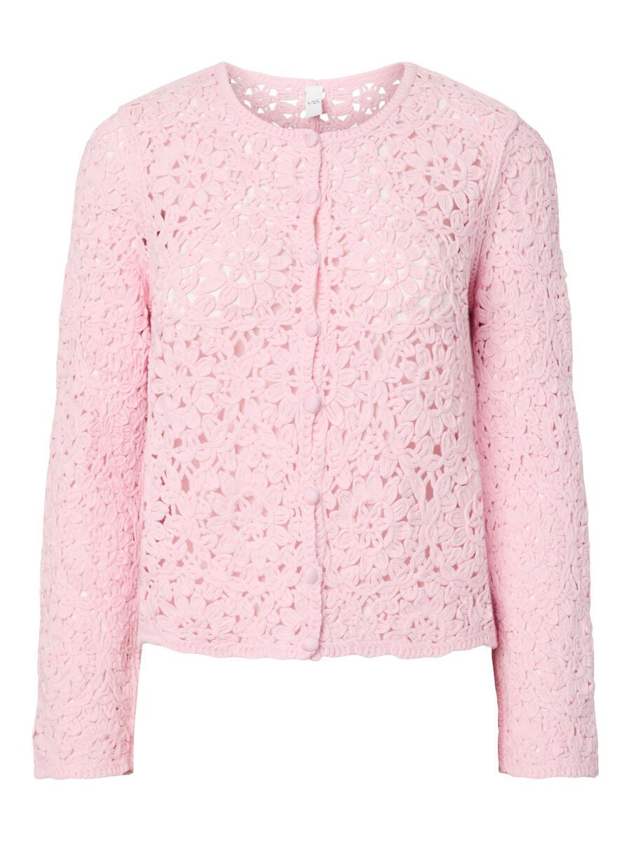 99999 - Algemene gro YASANNALINA LS CROCHET CARDIGAN 26040834 Ballerina
