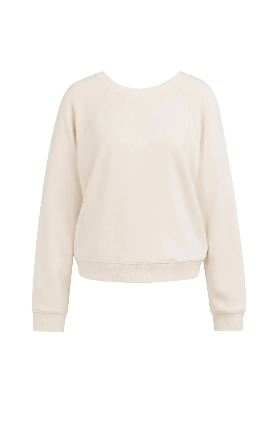 YaYa Sweatshirt with wrap detail 01-109118-604 CREME BEIGE