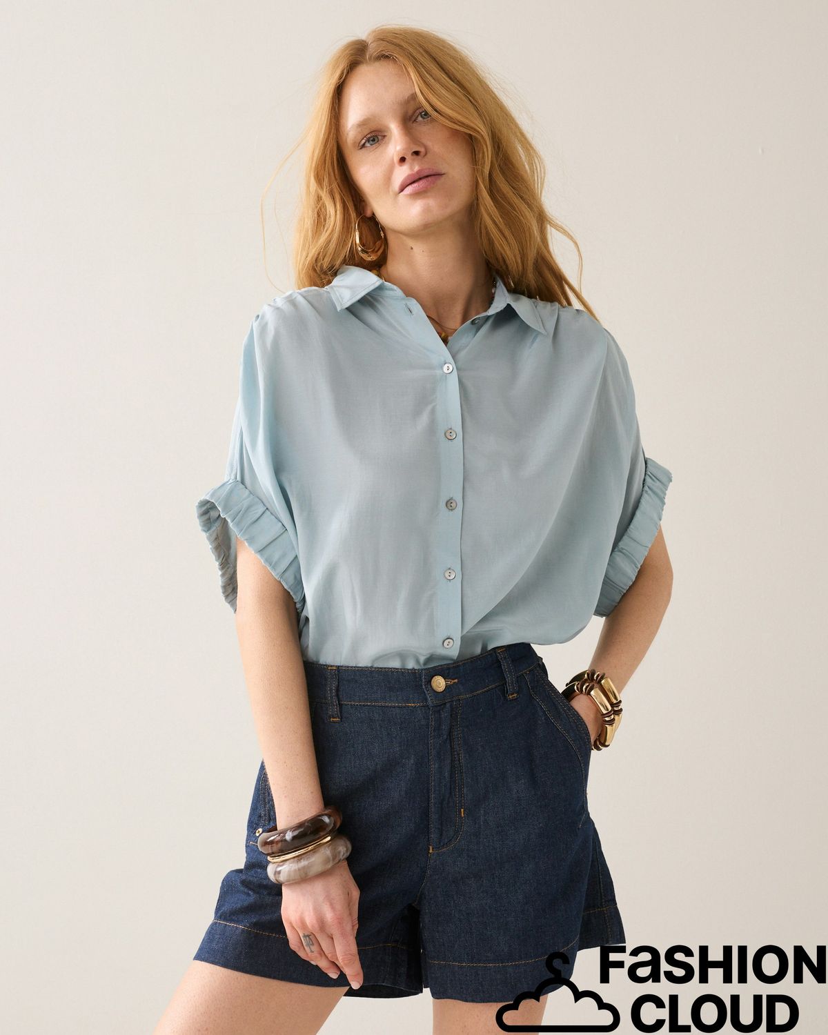 Summum Woman Blouse short sleeves Viscose cotton 2s3484-12370 431