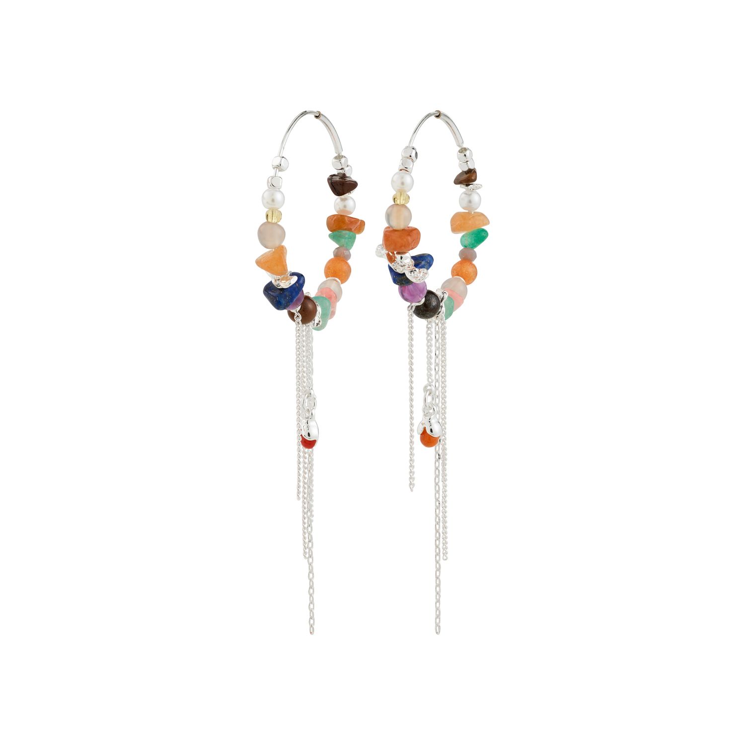 Pilgrim IRIS earrings silver-plated/multi 272616833 Silver Plated