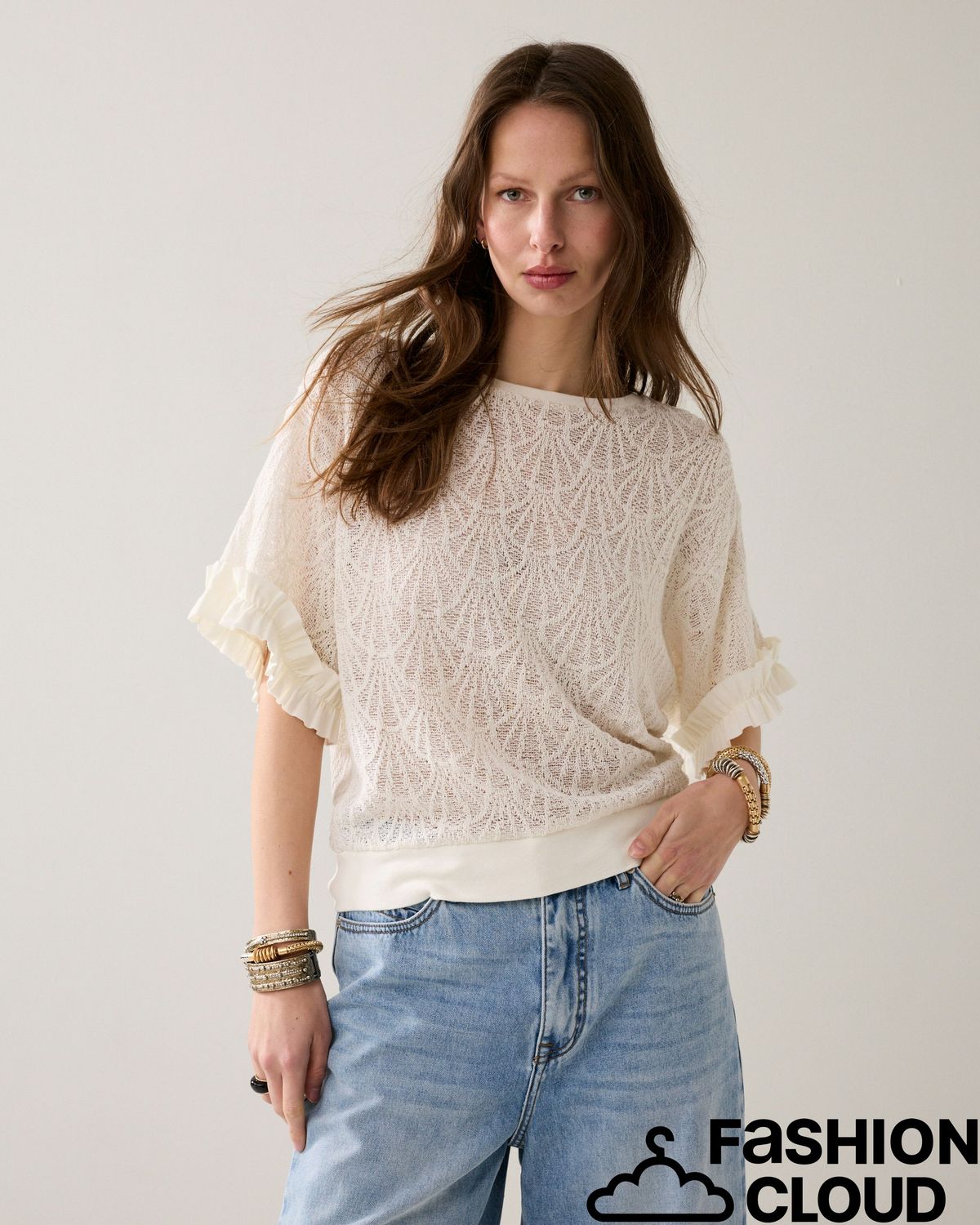 Summum Woman Top Open jaquard 3s5297-30757 115