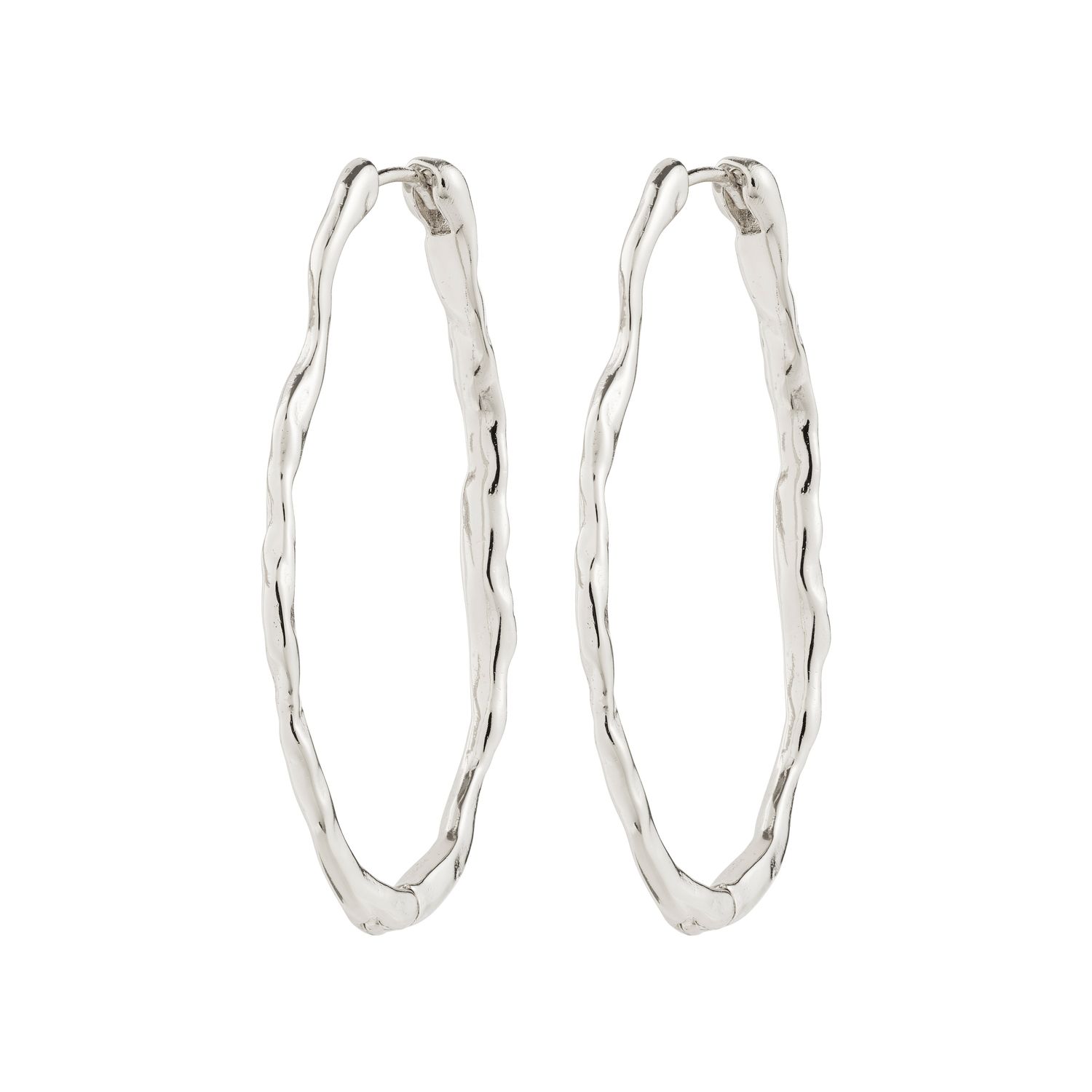 Pilgrim TIMBER hoop earrings silver-plated 262616033 Silver Plated