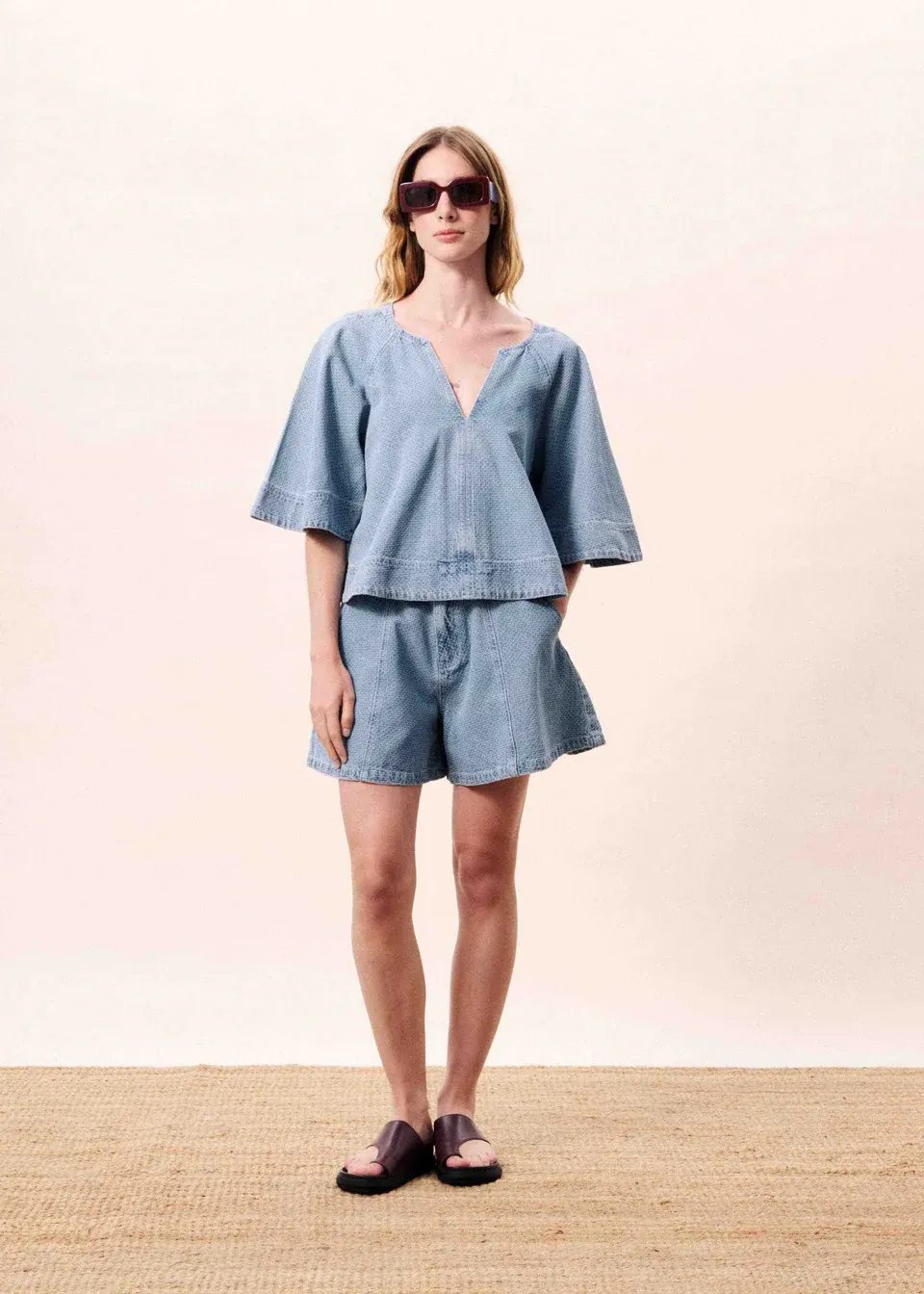 FRNCH KHOI SHORT CHC26203 BLEU CLAIR