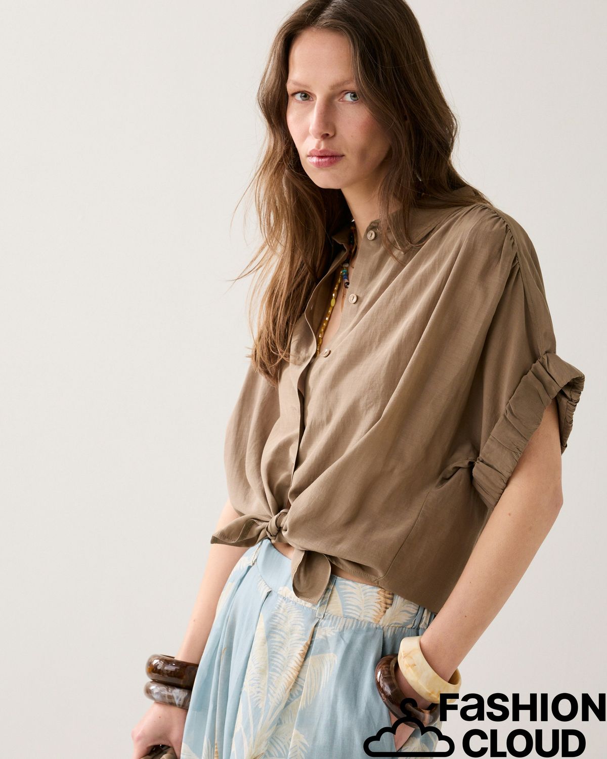 Summum Woman Blouse short sleeves Viscose cotton 2s3484-12370 763