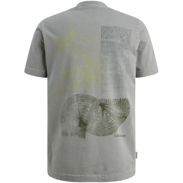 Cast Iron Short sleeve r-neck regular fit wa CTSS2604582 Limestone