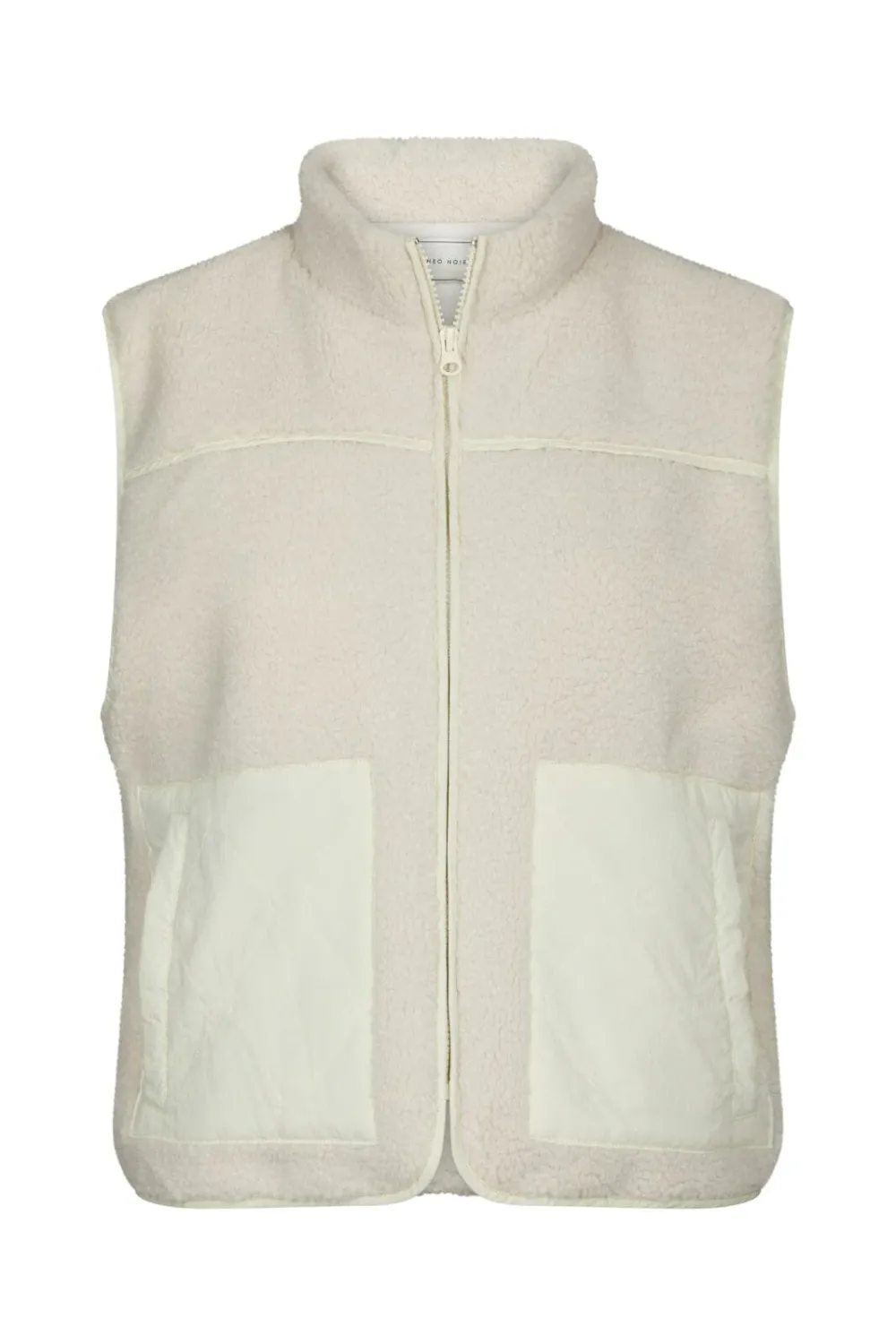 Neo Noir Scout Teddy Waistcoat 155725 Ivory/Ivory Neo Noir Scout Teddy Waistcoat 155725 Ivory/Ivory