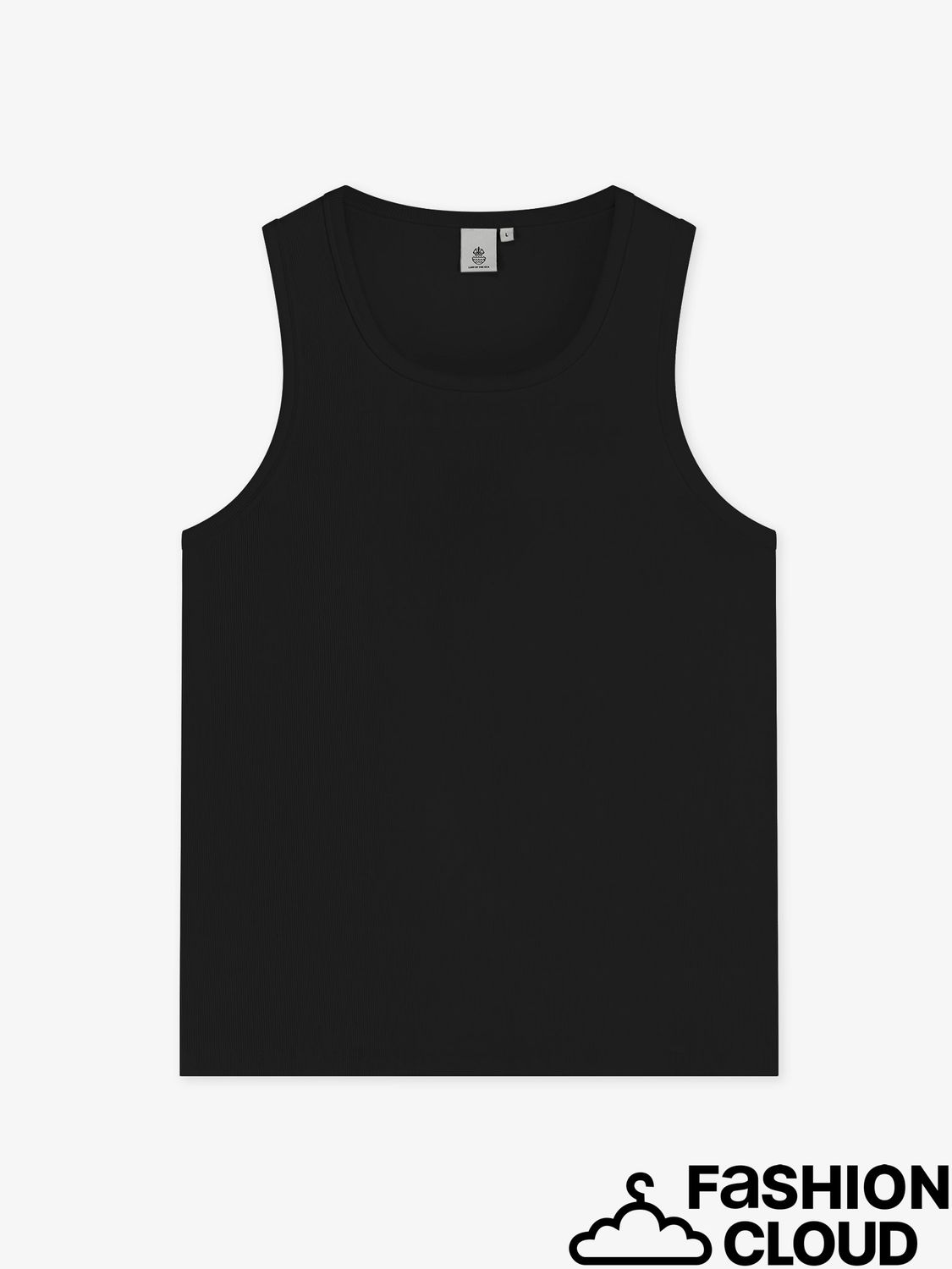 Law Of The Sea LOOP RIBBED TANKTOP LAW-90003 Black