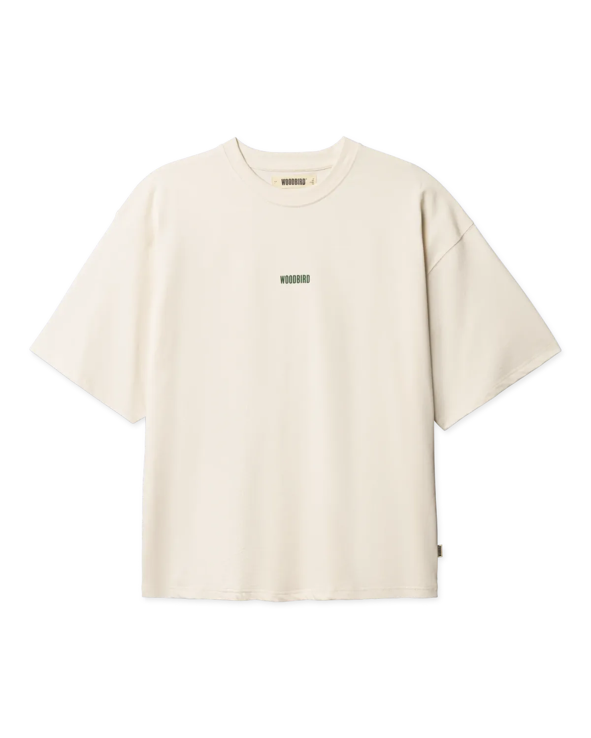 Woodbird WBBaine Warp Tee 2626-416 Off White