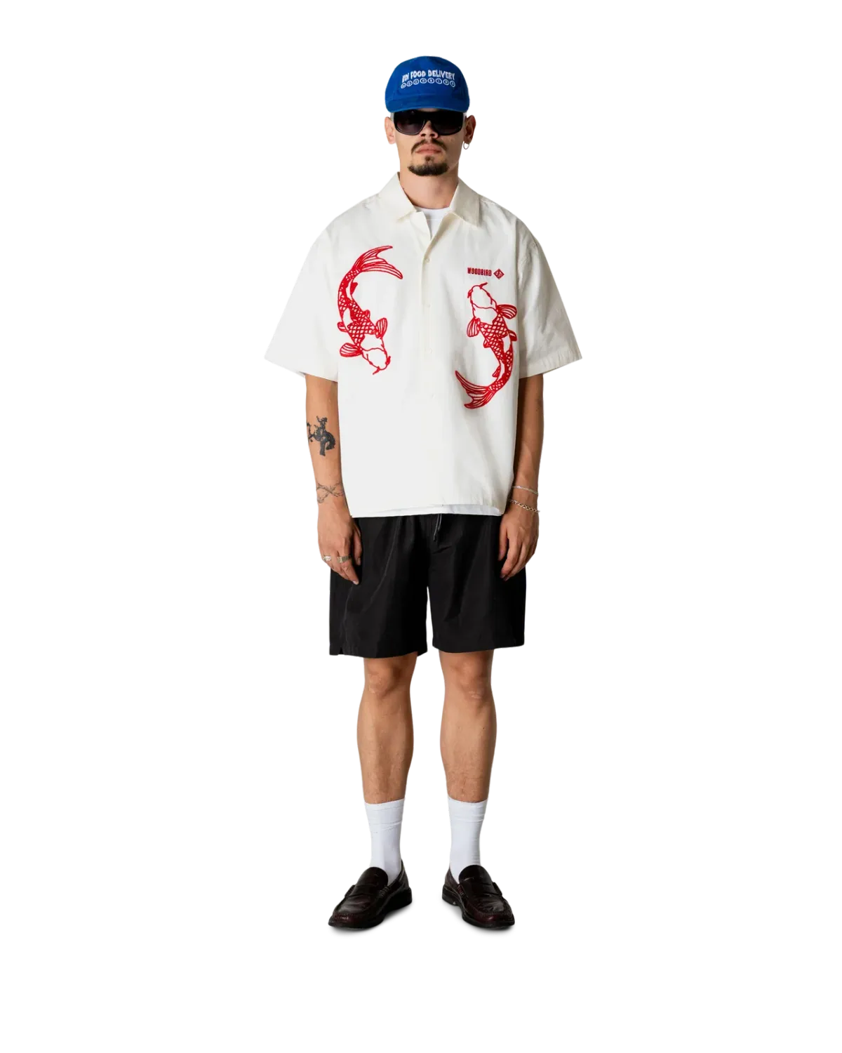 Woodbird WBWang Carp Shirt 2626-701 Off White