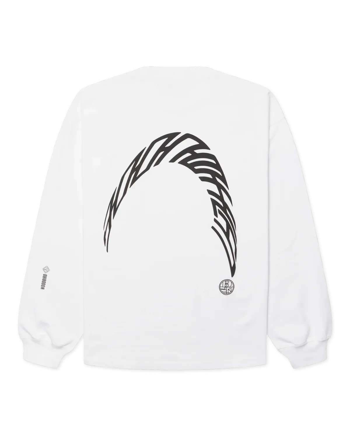 Woodbird WBBeam LS Warp Tee 2626-409 White