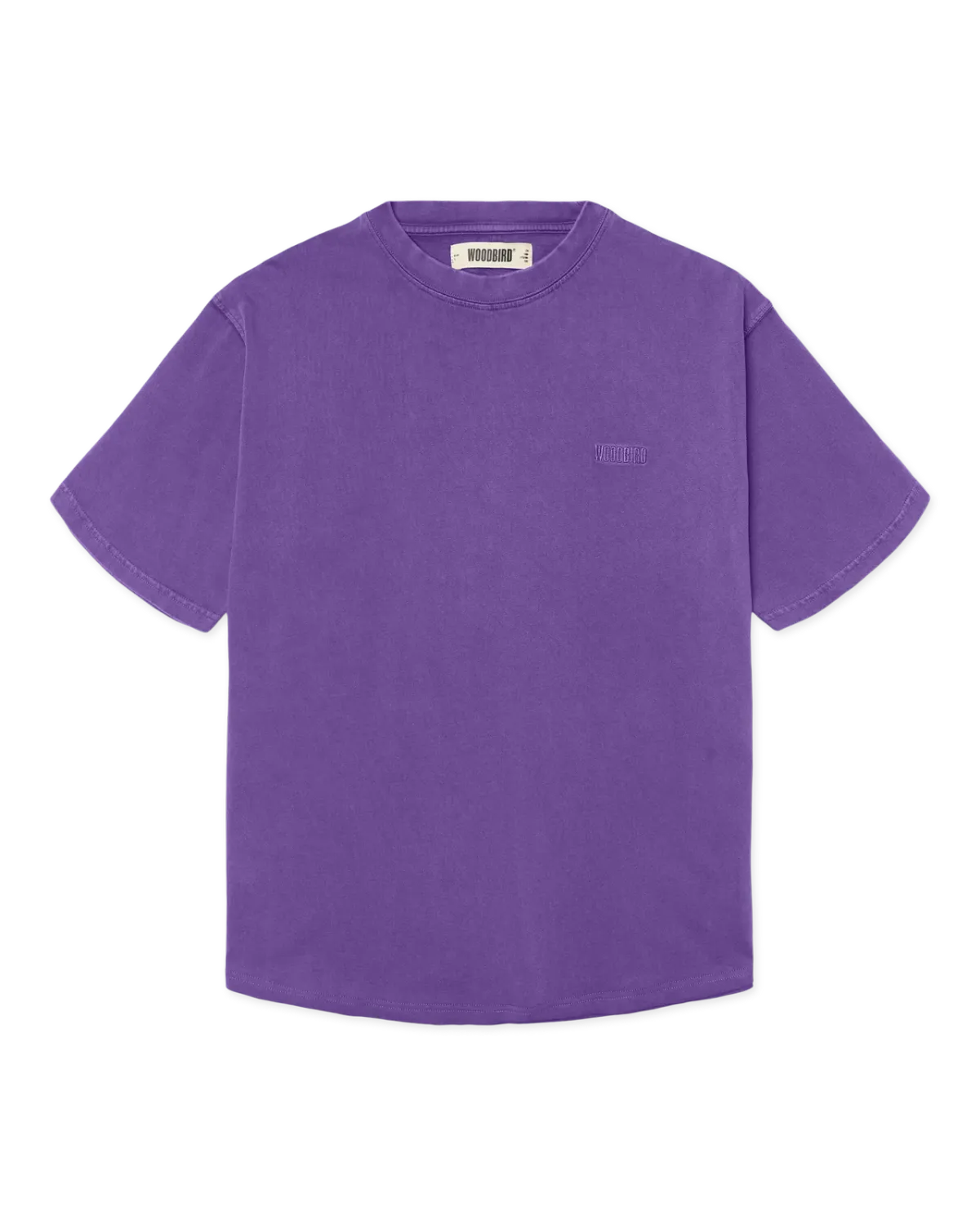 Woodbird WBBaine Warp Acid Tee 2626-404 Washed Purple