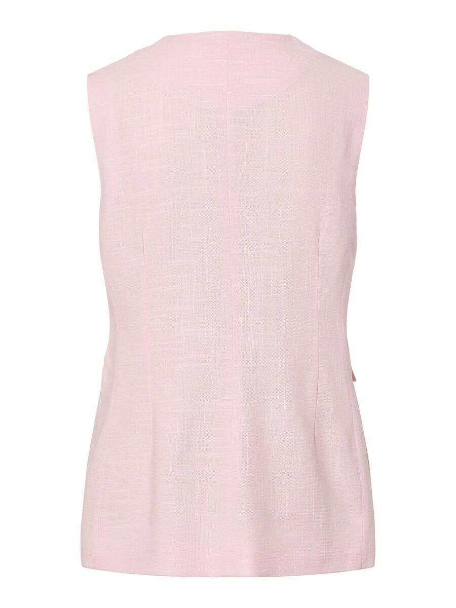 99999 - Algemene gro YASAGANA LINEN BLEND WAISTCOAT S. 26040060 Pink Lady