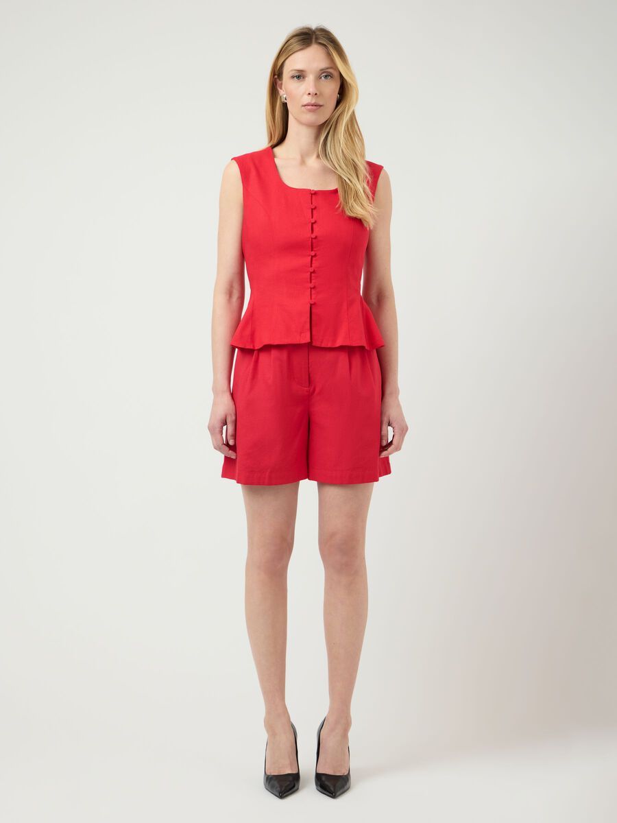 99999 - Algemene gro YASLIRMA HW SHORTS 26041085 Poinsettia