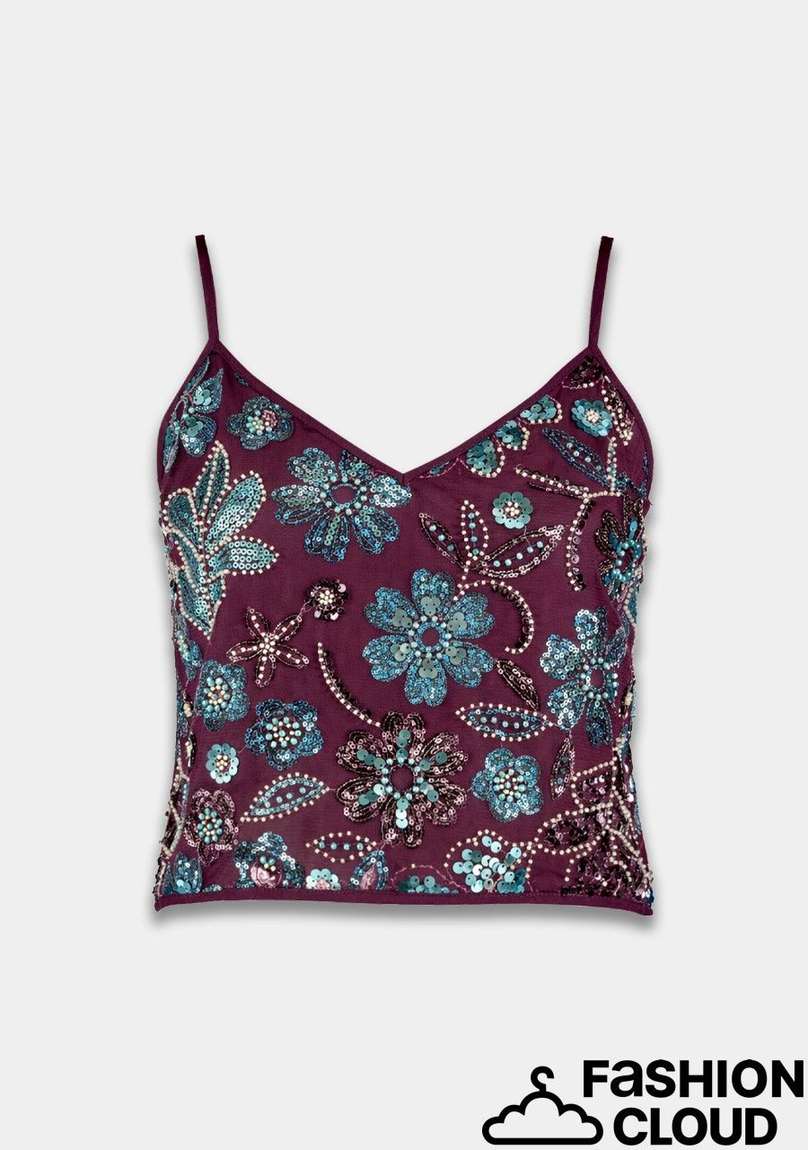 Harper &amp; Yve ROMY-SS HS6P411 cassis blue sequin