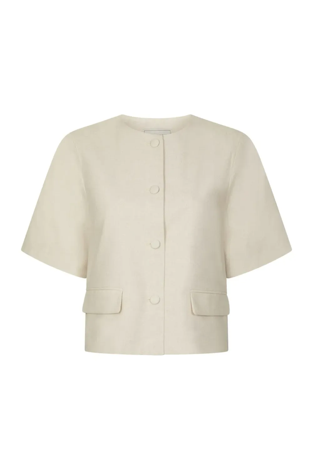 Neo Noir Rory Linen Blouse 169243 Creme