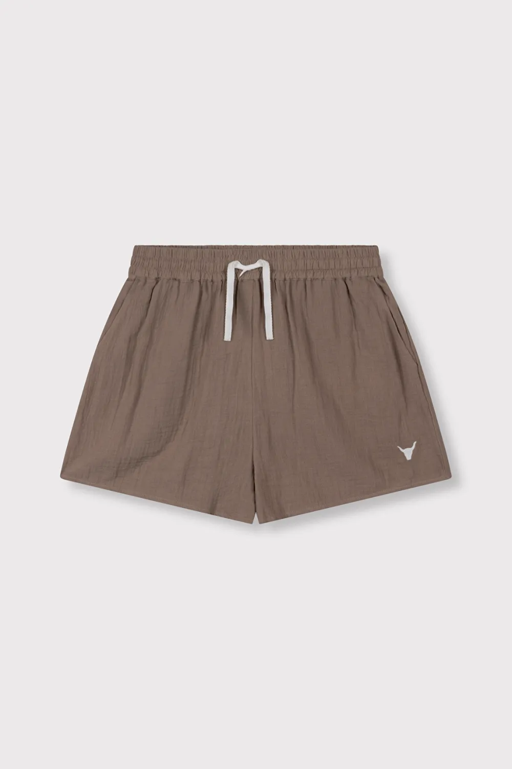 Alix the Label CRINKLE SHORTS 2604143697 taupe