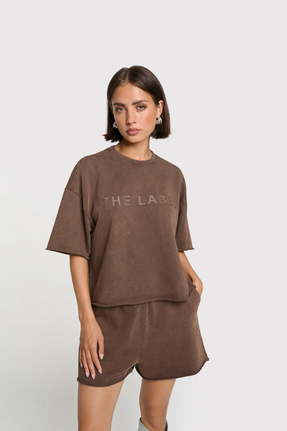 Alix the Label SPORTY SUMMER SHORTS 2604130703 brown