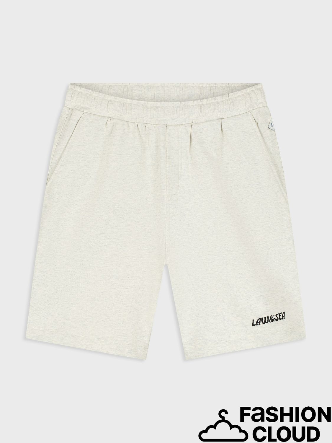 Law Of The Sea STARRY SWEAT SHORTS LAW-10347 Coconut Milk Melange
