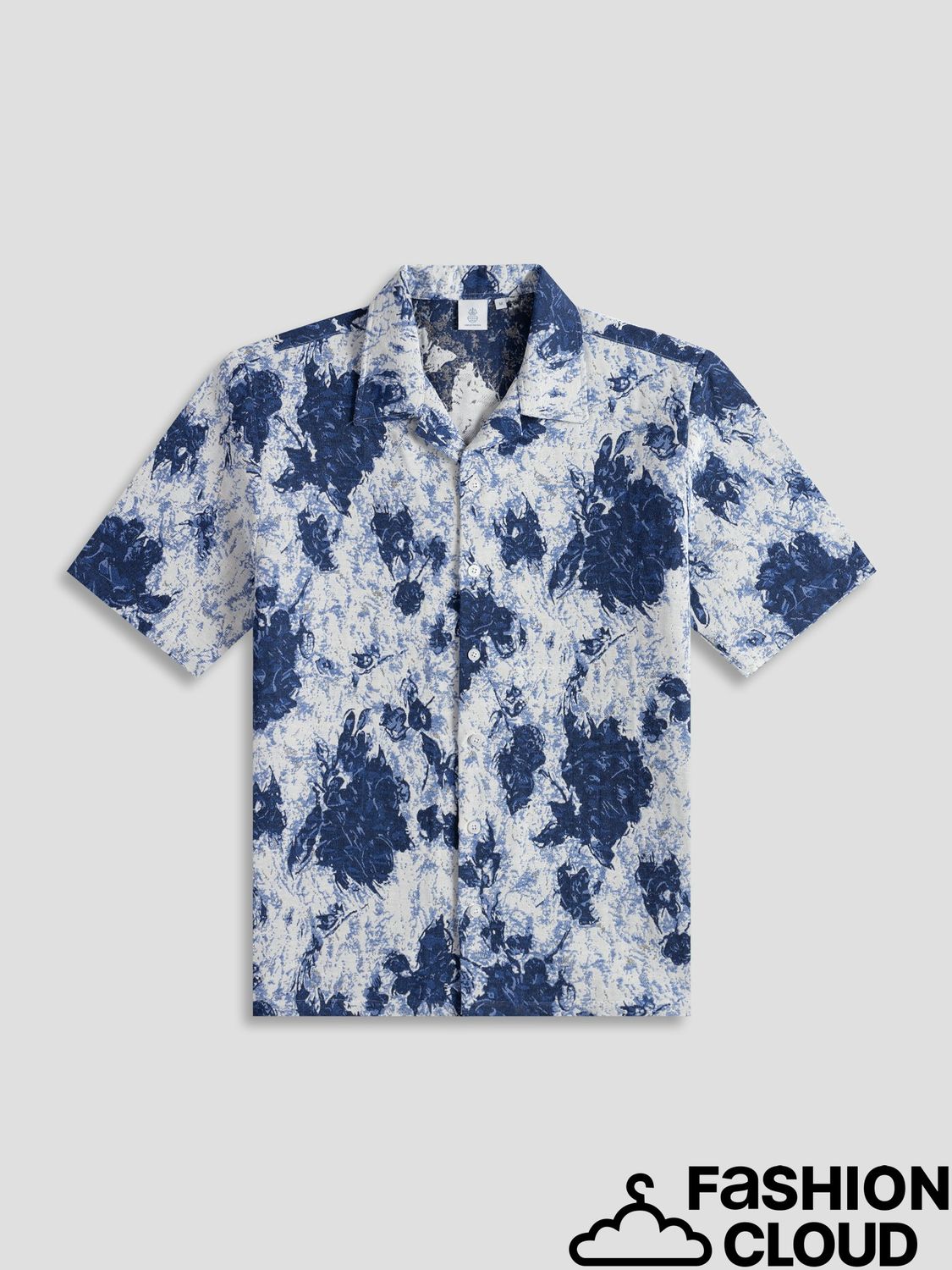 Law Of The Sea ÉCLAT JACQUARD SHIRT LAW-10417 Dutch Blue