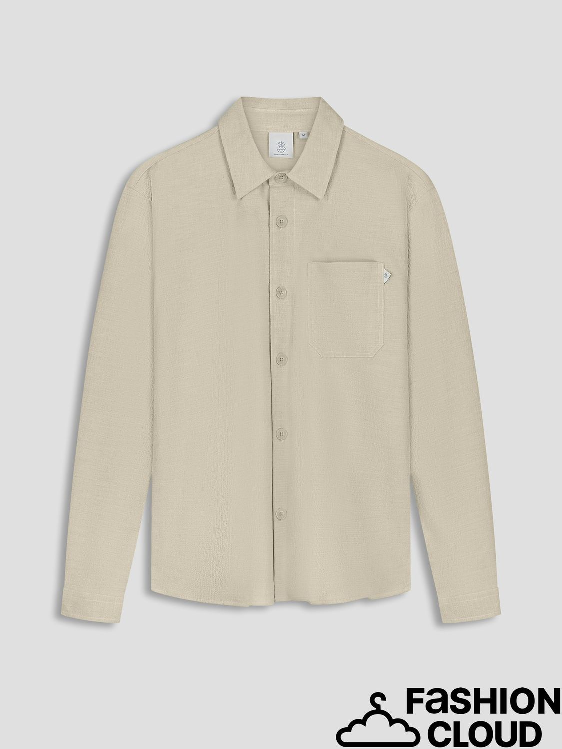 Law Of The Sea MARIS SEERSUCKER SHIRT LAW-10414 Dune