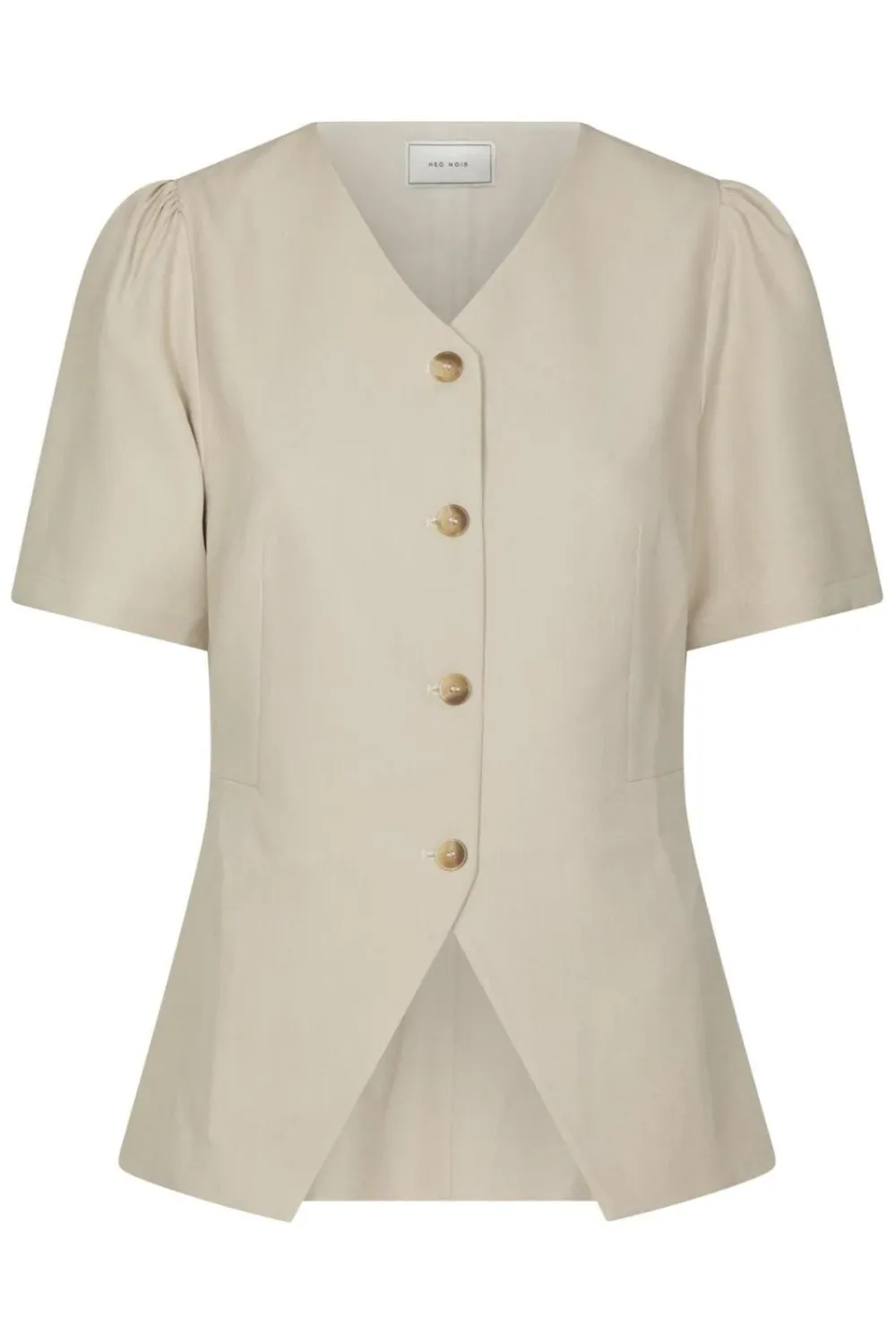 Neo Noir Jules Structure Blouse 165065 Creme