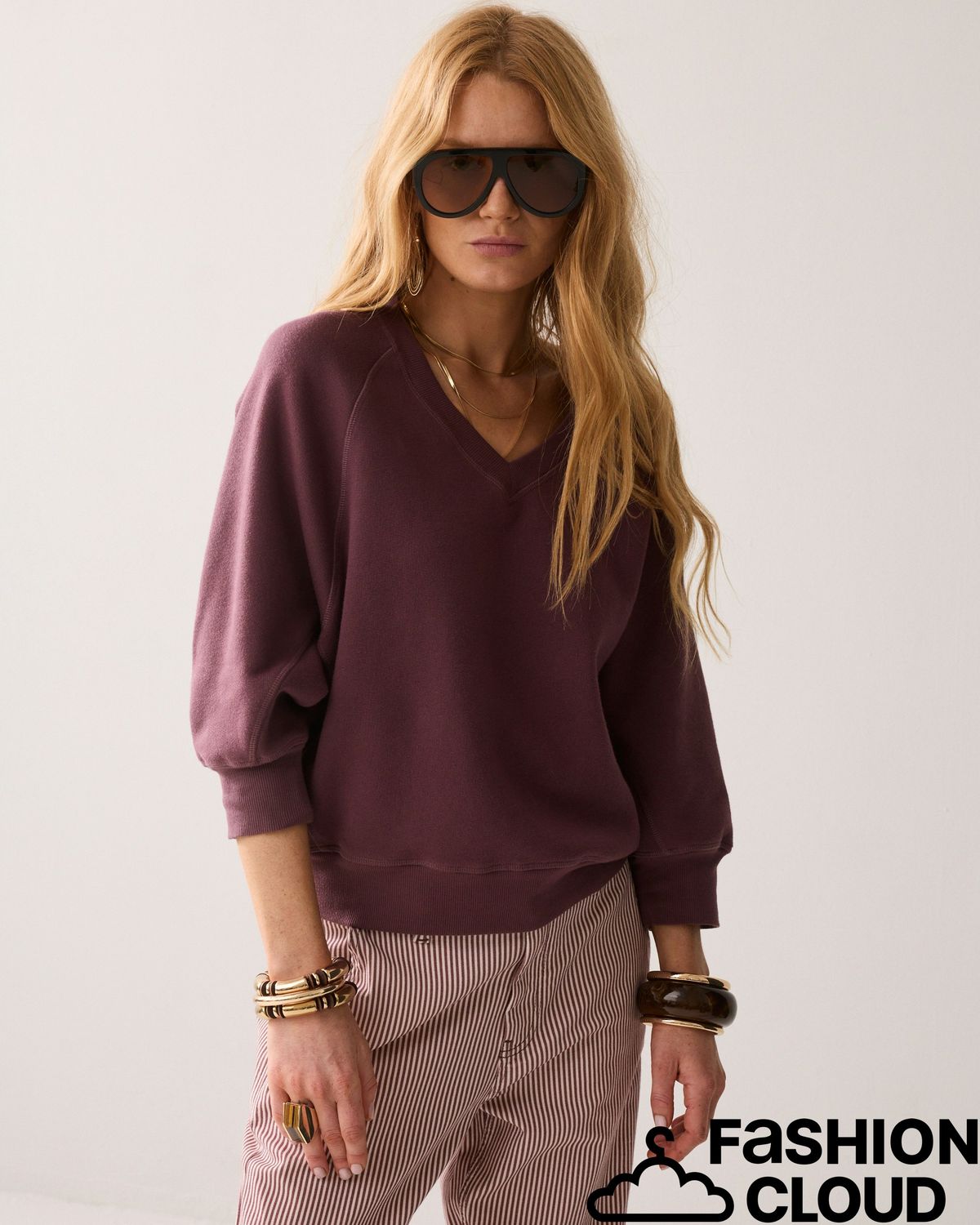 Summum Woman Jersey Fade-out sweat 3s5319-30704 334