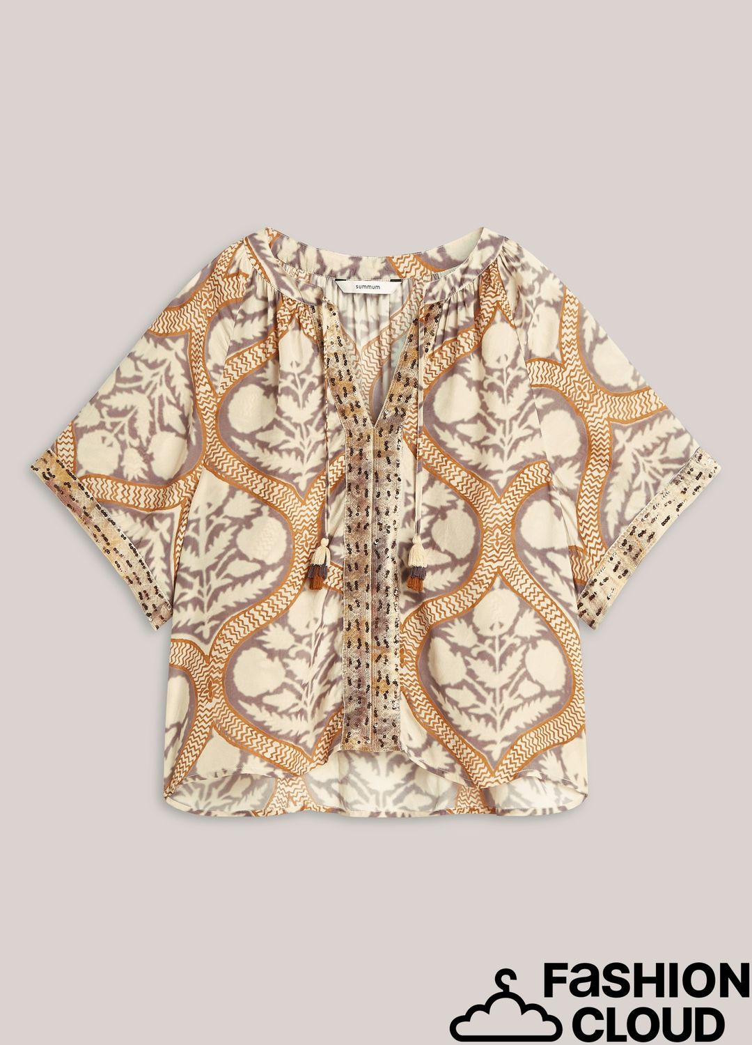 Summum Woman Top Art deco print 2s3284-12121 120