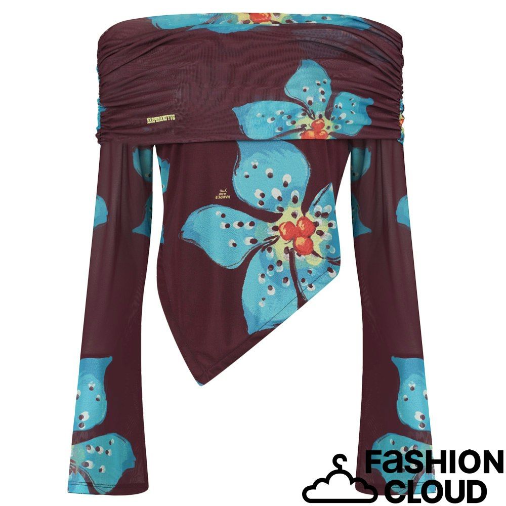 Harper &amp; Yve JESSE-LS HS6T500 TROPICAL FLOWER